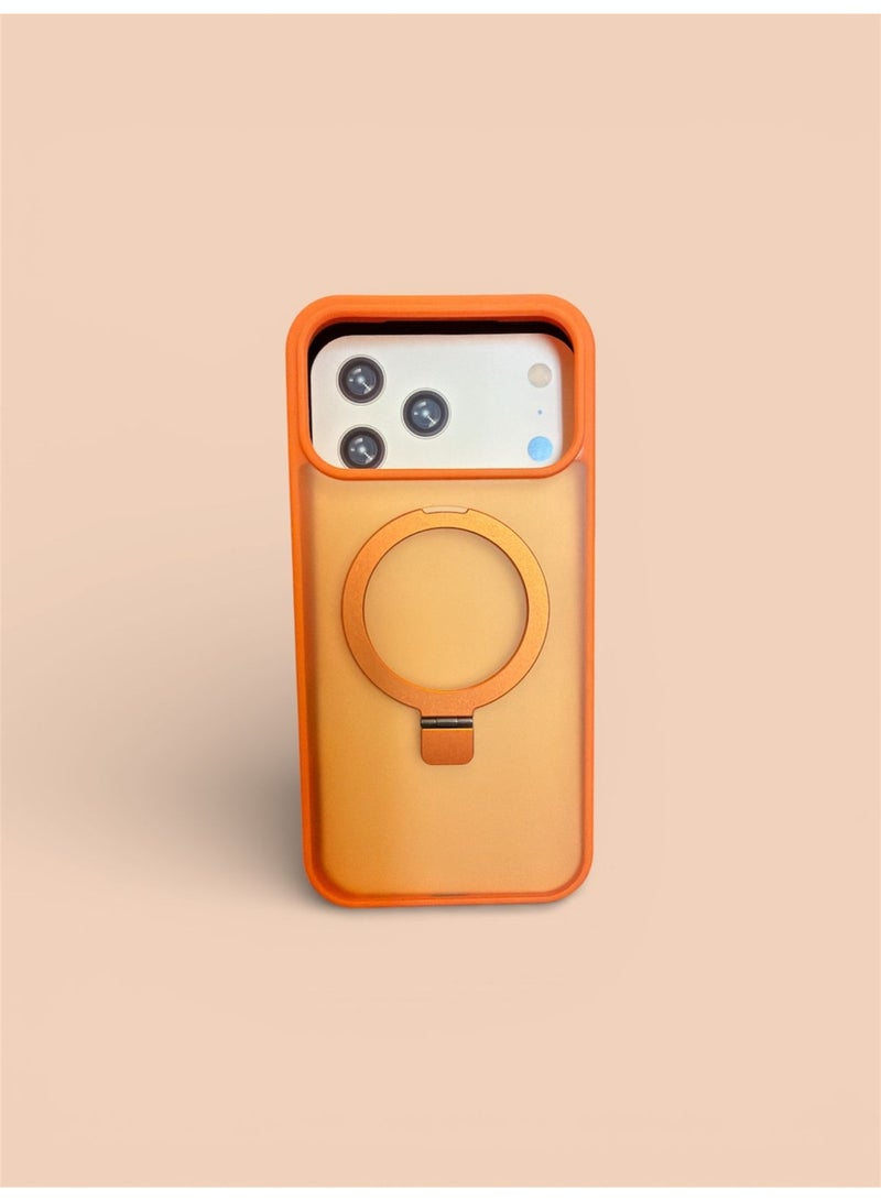 Multi Impex iPhone 17 Pro Max Vibrant Orange Multi-Functional Phone Case - Image 1